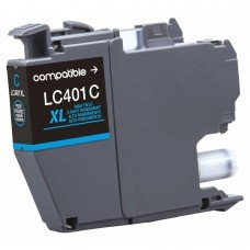 BROTHER LC401CXL COMPATIBLE INKJET CYAN CARTRIDGE