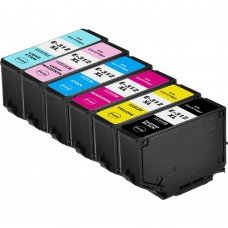 COMBO EPSON T312XL BK/C/M/Y/LC/LM COMPATIBLE INKJET BLACK/C/M/Y/LC/LM CARTRIDGE HIGH YIELD