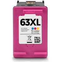 HP63XL F6U63AN RECYCLED COLOR INKJET CARTRIDGE
