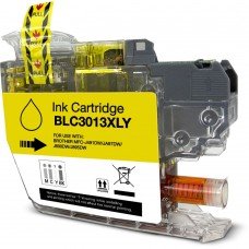 BROTHER LC3011Y/LC3013Y XL COMPATIBLE INKJET YELLOW CARTRIDGE