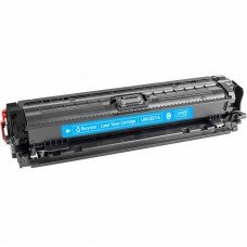 CARTOUCHE DE TONER LASER HP650A CE271A RECYCLÉE CYAN